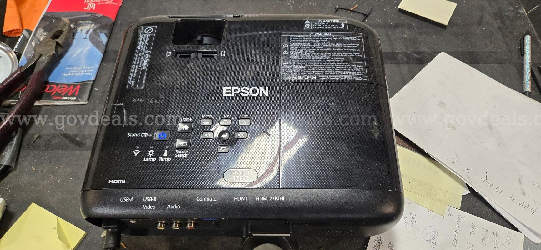 Epson PowerLite 1286 projector