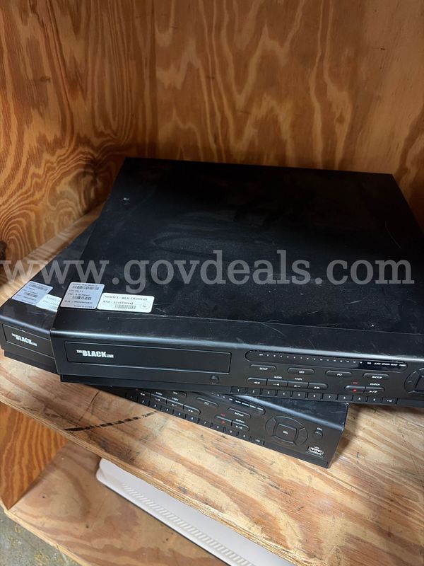 Lot of 2 The Black Line DVR Players