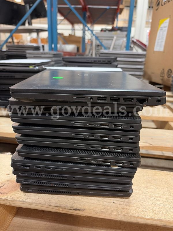 Lot of 10 Assorted Dell Latitude Laptops