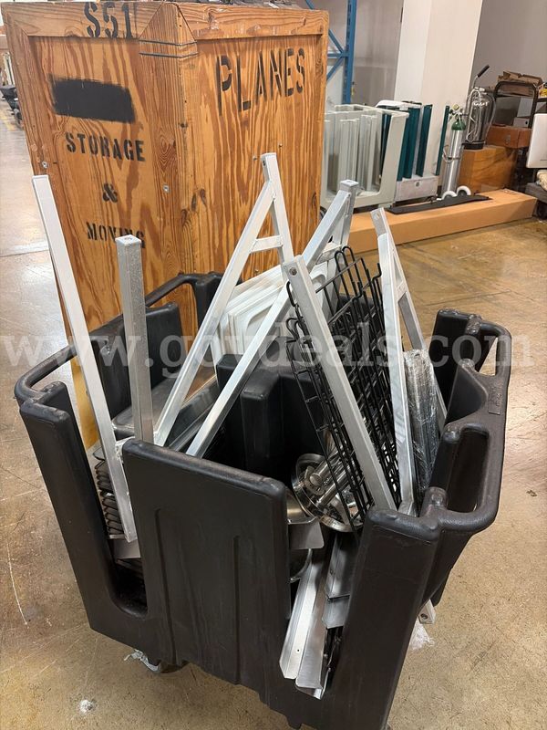 Lot of 3 Dish Caddy's and Assorted Kitchen Equipment