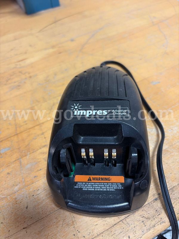 Lot of 6 Motorola Impres Solutions Single Unit Adaptive Charger