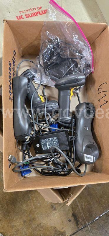 Lot of 2 Motorola Symbol LS4278 scanners and charging bases
