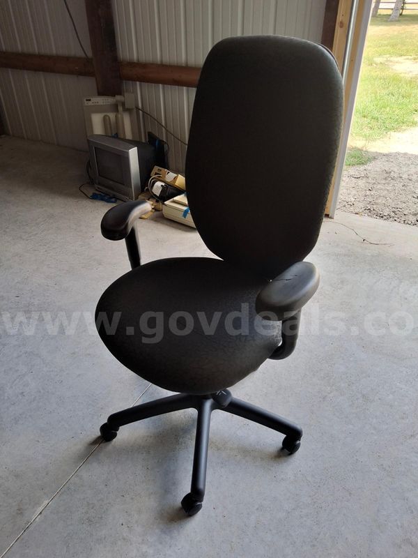 Mixed Lot of Office Furniture and Furnishings - Many Rolling Chairs, Office Chairs, Plan Rack, and Misc Office Furniture