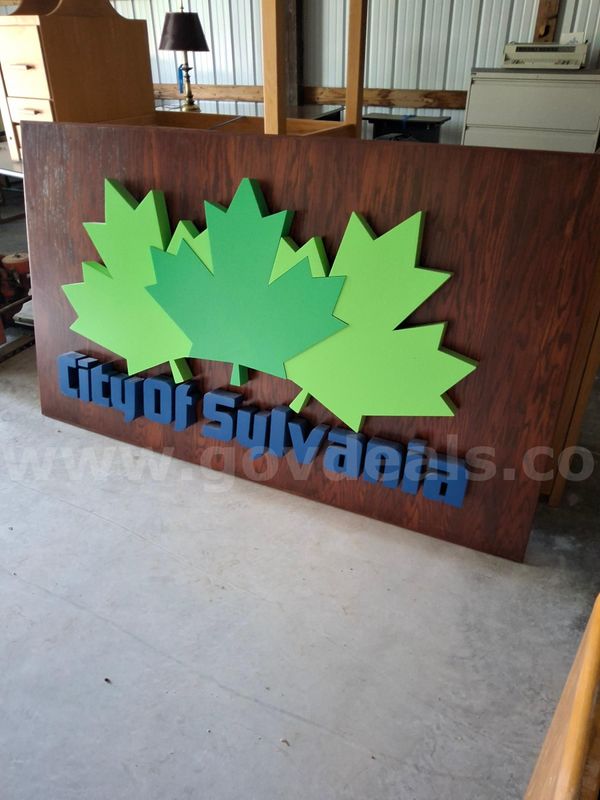 Vintage City of Sylvania Municipal Sign