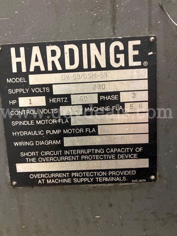 Hardinge Lathe