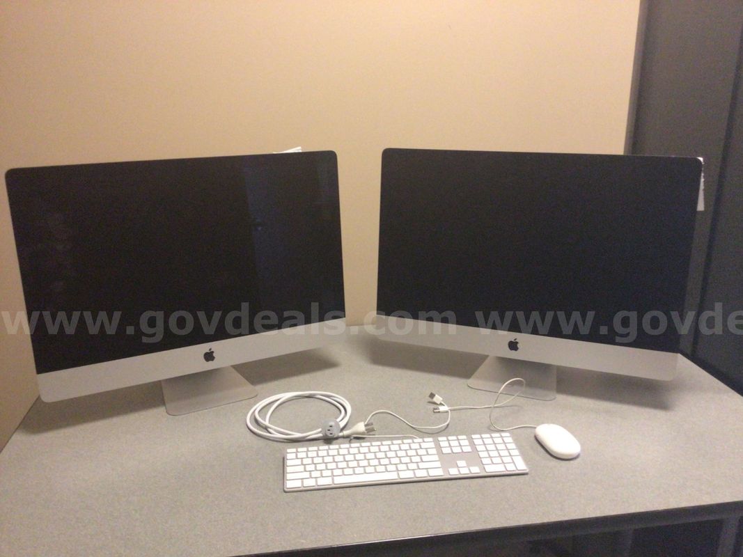 Lot of 2 iMac Computers 27"
