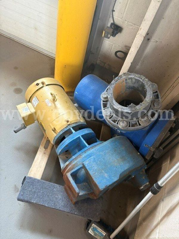 Pool pump, motor and, strainer
