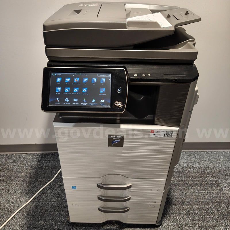 Lot of 5 Sharp Multifunction Copier/Printers – Mixed Models & Conditions
