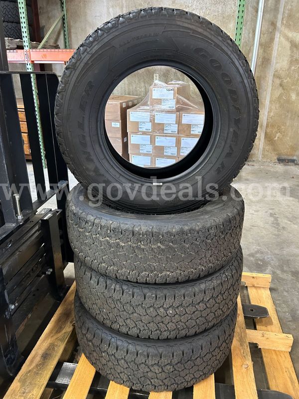 Set of Goodyear Wrangler AT tires