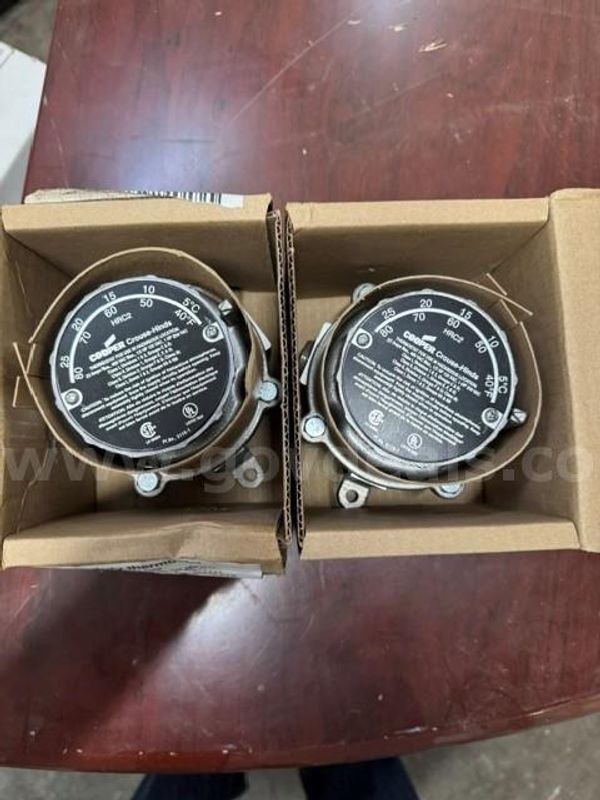 2 - NEW Crouse Hinds HRC2 Heavy Duty Thermostats