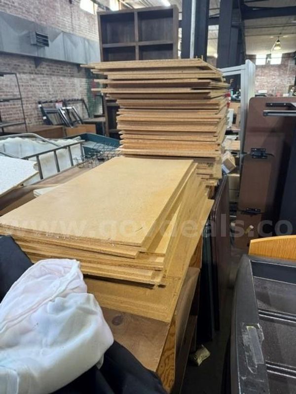 Approx 91 Sheets Of Fiberboard