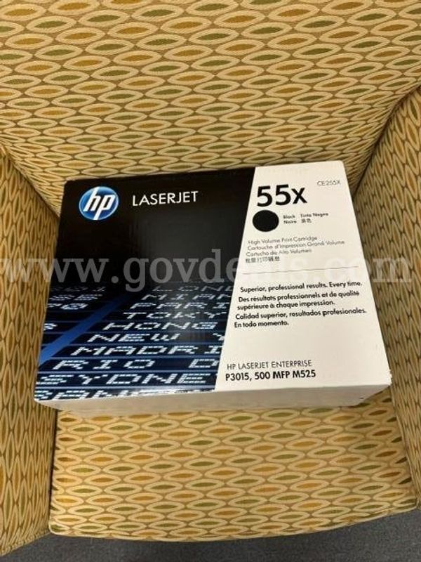 Genuine HP 55X High Yield CE255X Black One Sealed Toner