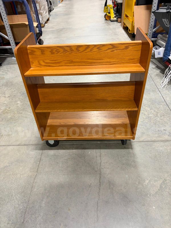 rolling book shelf