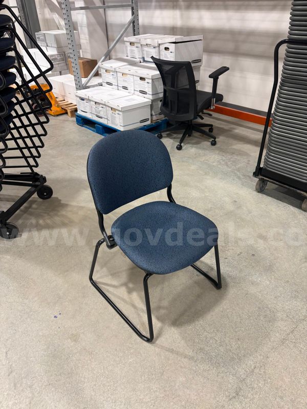 rack of sled chairs