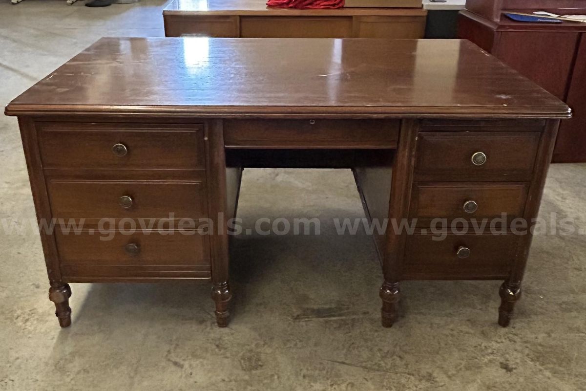 Brown Wooden Desk