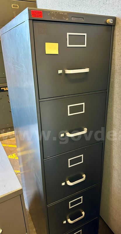 4 Drawer Dark Grey Filing Cabinet