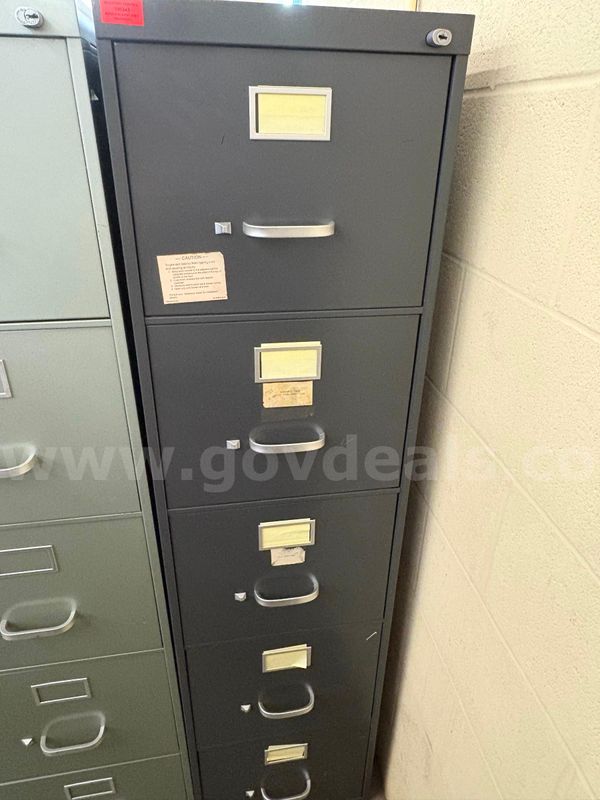 Dark Charcoal Filing Cabinet