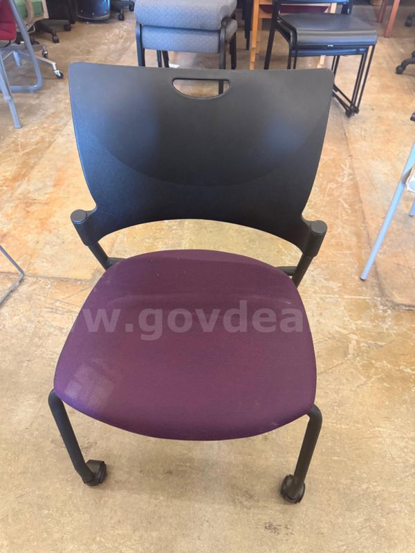 Purple Rolling Chair