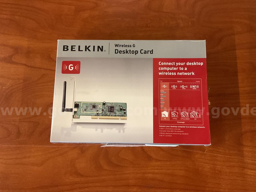 Belkin Wireless G Desktop Card