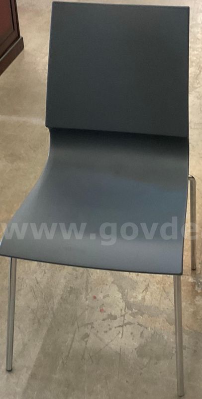 blueish-gray chair