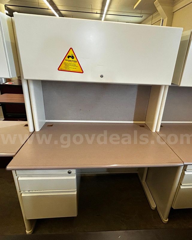 Desk with hutch