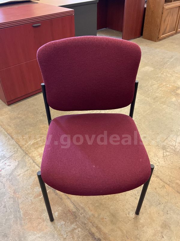 Red cushion chair