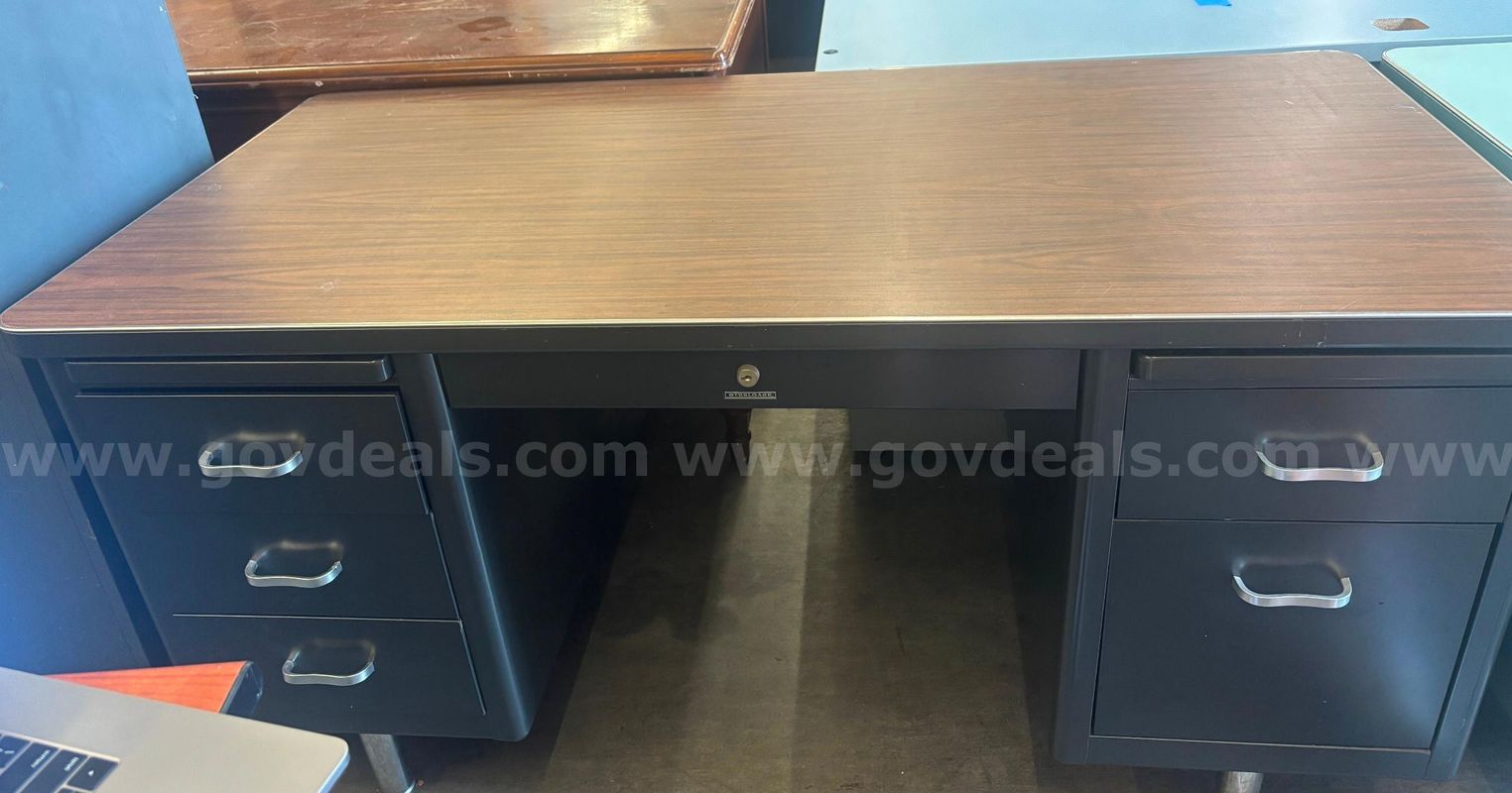 Gray Wood top Desk