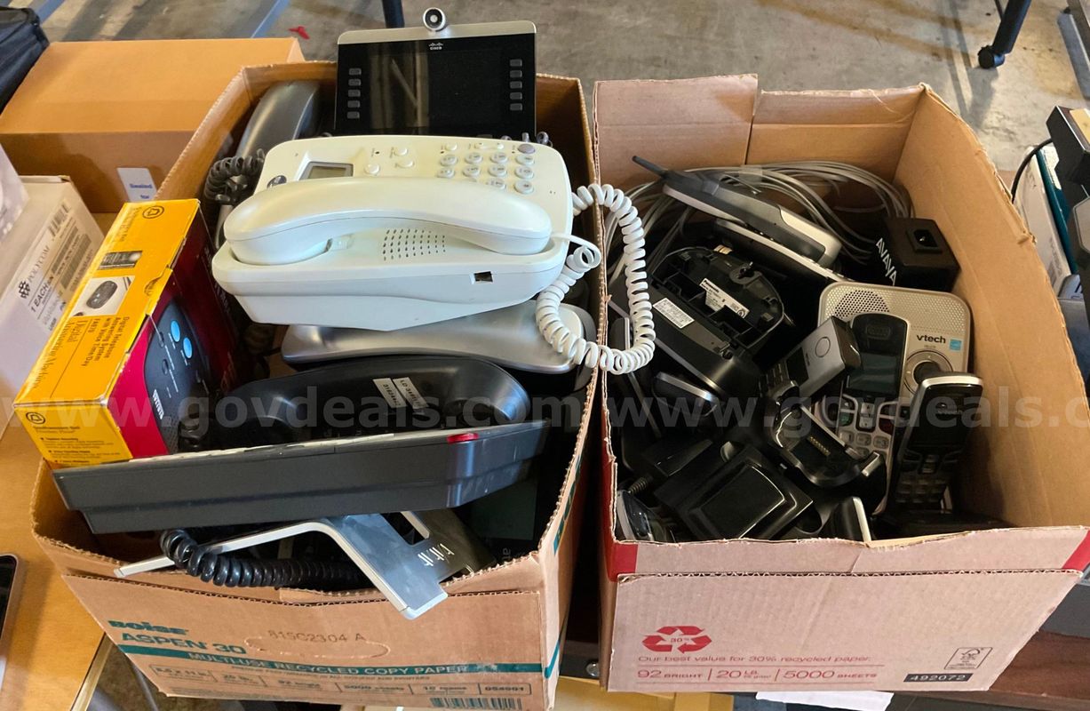 Mixed Lot of Assorted Telephones & Telephone Equipment