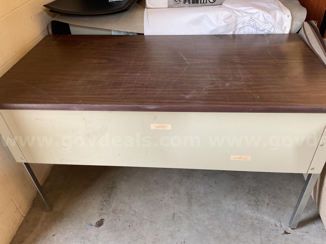 Wooden office desk