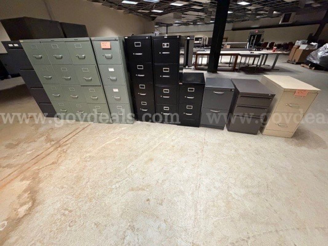 Metal Storage Filing Cabinets (Lot of 11)