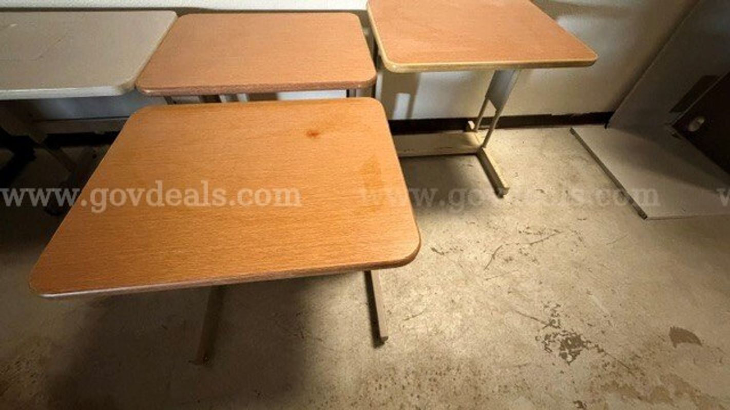 Adjustable Height Computer/Student Desks ( Lot of 3)