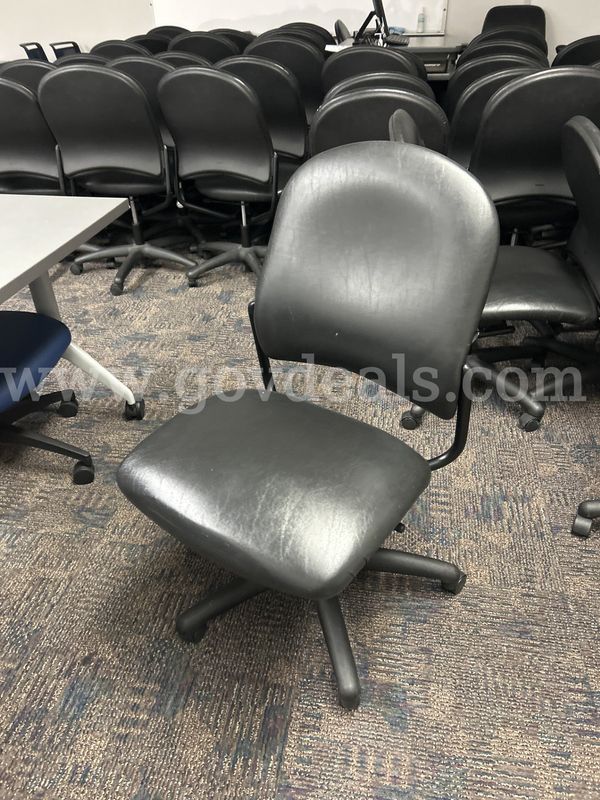 LOT of 10 black HON rolling chairs (Lot 2 of 3)
