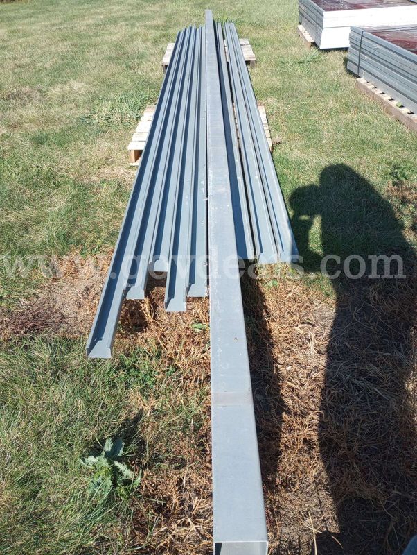 Solar panel items: 8 Metal C-channel beams (see other auctions for more items)