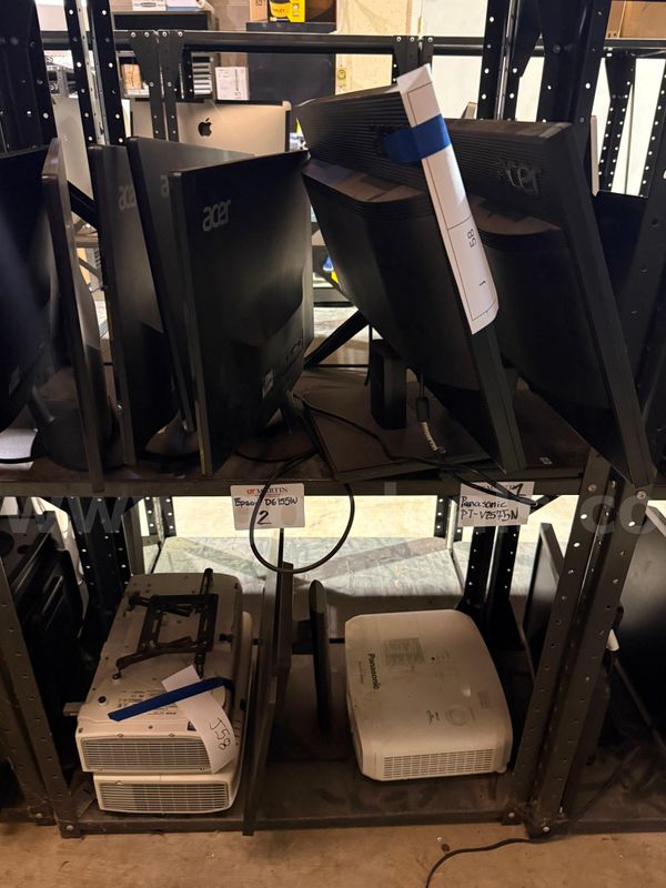 monitors and projectors