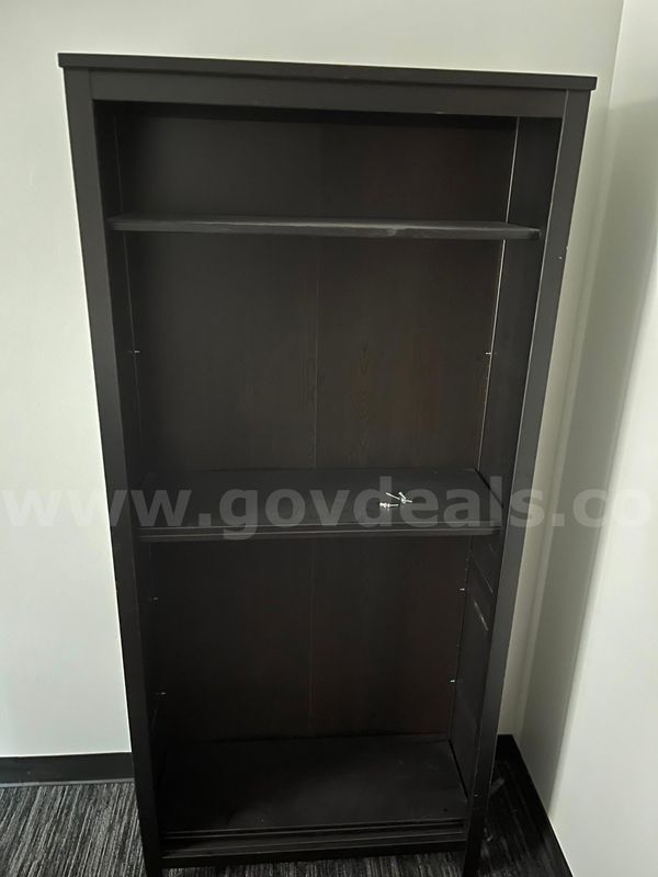 Tall Black Shelf Unit