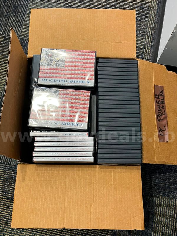 Bulk box of empty DVD cases