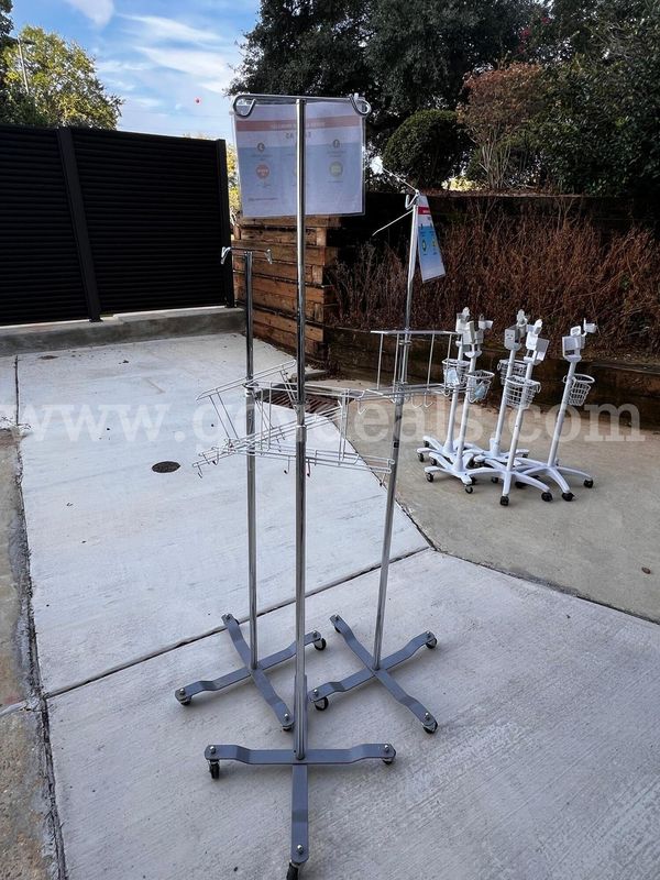 Lot of 3 IV poles