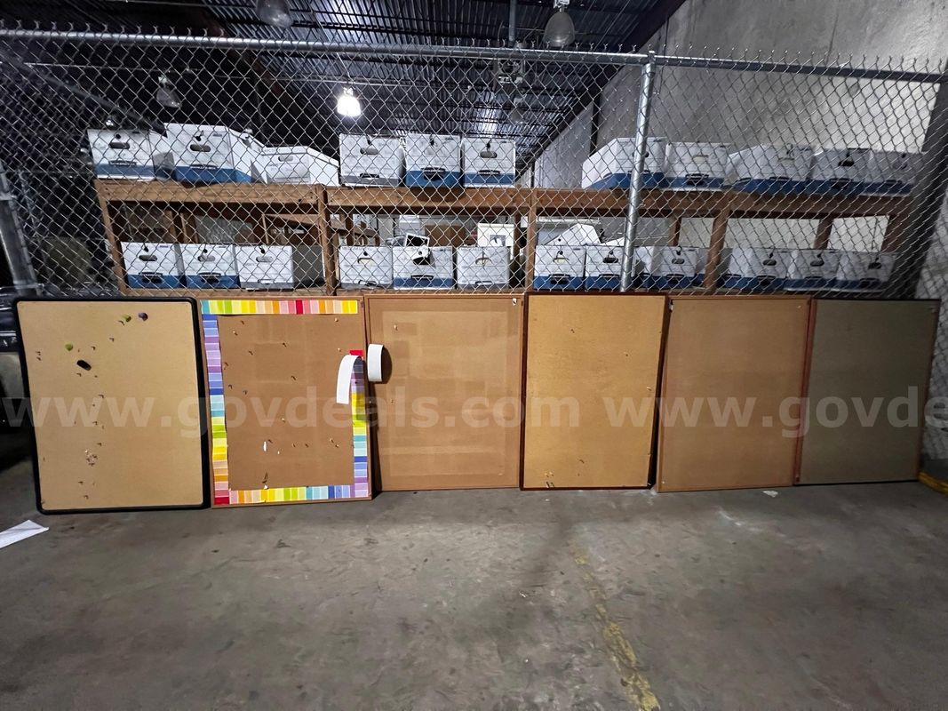 lot of 6 4ft bulletin Boards