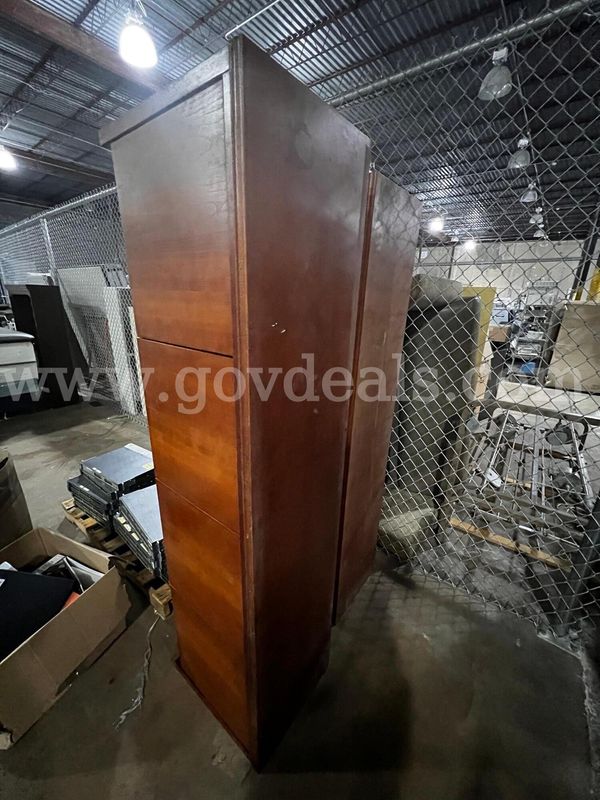 Lot of 2 6ft long Wooden Overhead Cabinets