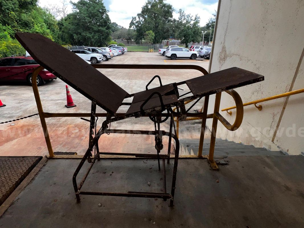 Antique Rusted Surgical Table (1920s-30s)