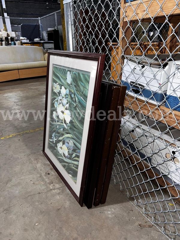 Lot of 4 Wooden frame Art Pieces