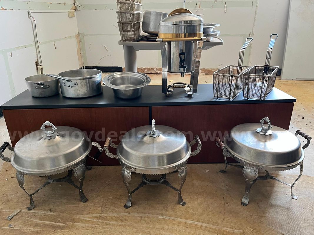 Assortment of cookware and servingware from Boone Tavern Hotel