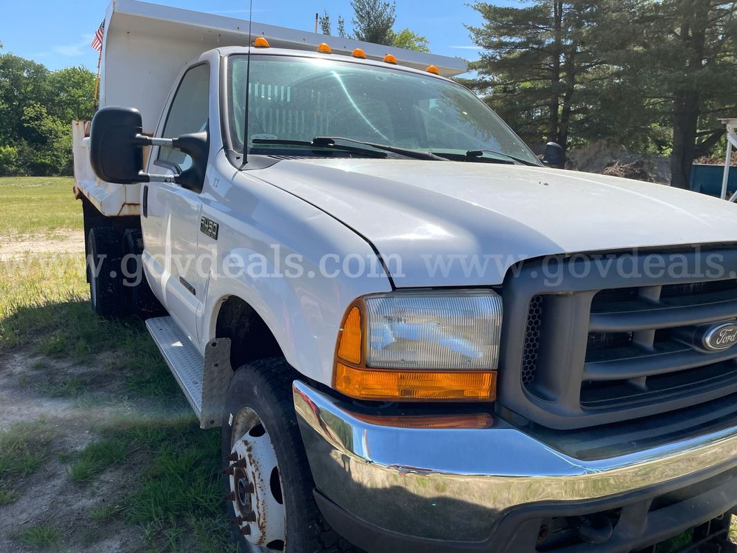 1999 Ford F-450 SD Mason Dump w/Plow