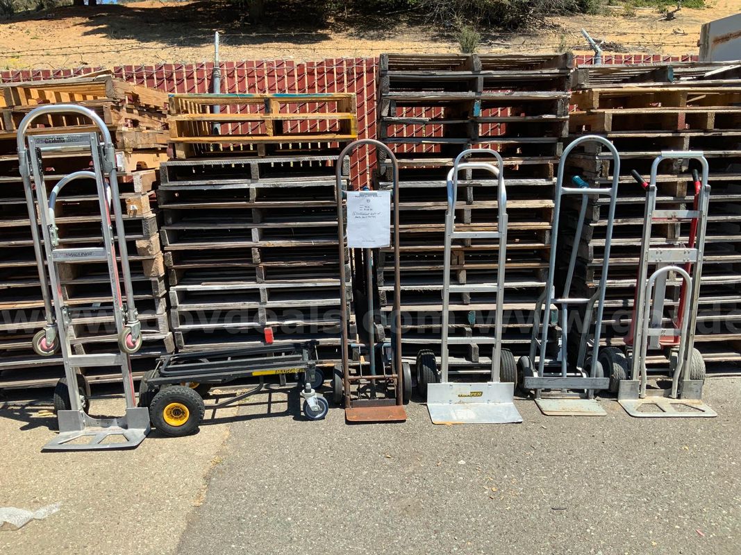 (6) Different Kind of Hand Truck Dollies