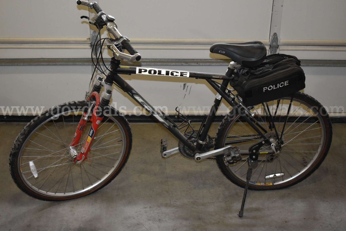 Police Bicycle with Saddle Bag