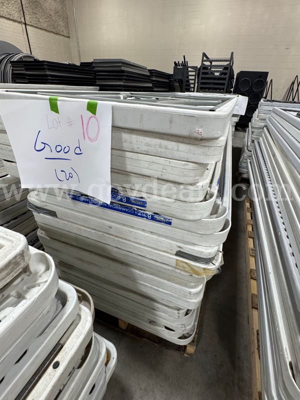 Lot of Folding Banquet Tables - 8 foot