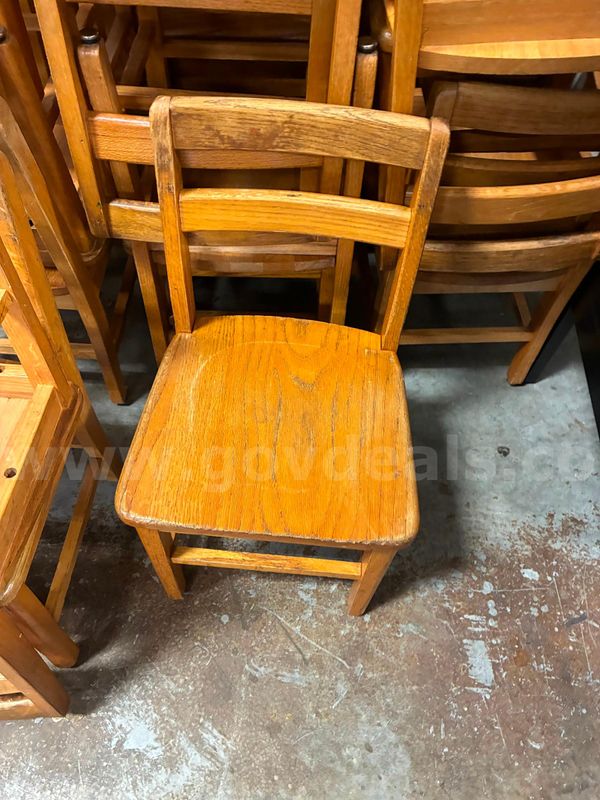 30 small 14" student chiars