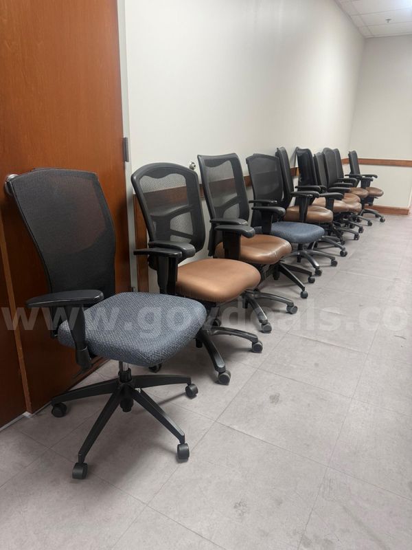 Ten Rolling Desk Chairs GROUP #3