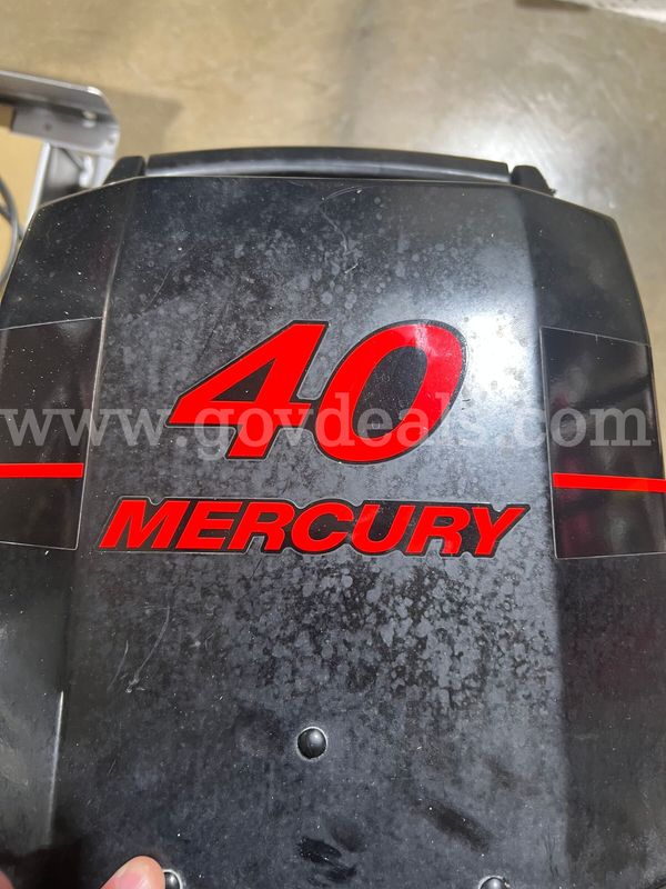 Mercury 40hp outboard jet drive with throttle control
