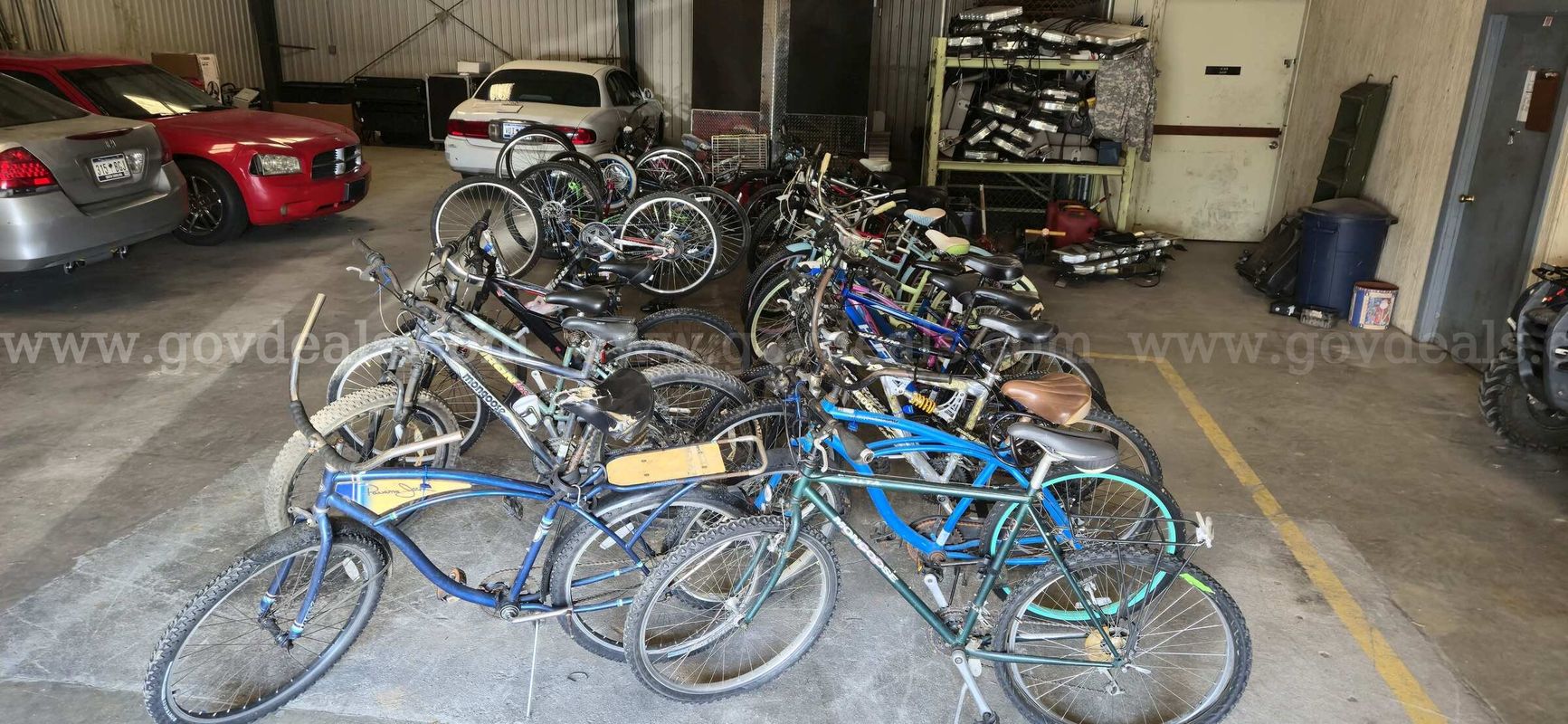38 various bicycles that appear to be to in working condition